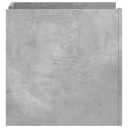 Table de chevet gris béton 45x50x50 cm bois d'ingénierie 623655623655