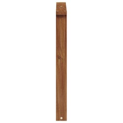 Accoudoirs 2 pcs Marron 60 x 6 x 61 cm Bois d'ingénierie 623663623663