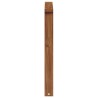 Accoudoirs 2 pcs Marron 60 x 6 x 61 cm Bois d'ingénierie 623663623663