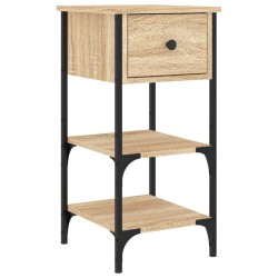 Tables de chevet 2 pcs chêne sonoma 34x36x70 cm bois ingénierie 623665623665