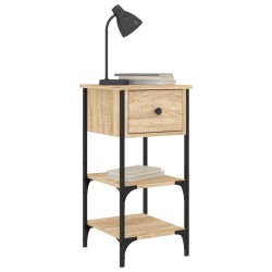 Tables de chevet 2 pcs chêne sonoma 34x36x70 cm bois ingénierie 623665623665