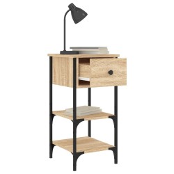 Tables de chevet 2 pcs chêne sonoma 34x36x70 cm bois ingénierie 623665623665