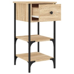 Tables de chevet 2 pcs chêne sonoma 34x36x70 cm bois ingénierie 623665623665