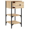 Tables de chevet 2 pcs chêne sonoma 34x36x70 cm bois ingénierie 623665623665
