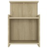 Tables de chevet 2 pcs Chêne sonoma 40x35x60 cm Aggloméré 623666623666
