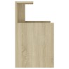 Tables de chevet 2 pcs Chêne sonoma 40x35x60 cm Aggloméré 623666623666