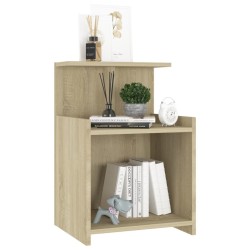 Tables de chevet 2 pcs Chêne sonoma 40x35x60 cm Aggloméré 623666623666