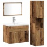 Ensemble de mobilier de salle de bain avec étagère 4 pcs Marron 623668623668