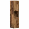 Ensemble de mobilier de salle de bain avec étagère 4 pcs Marron 623668623668