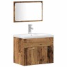 Ensemble de mobilier de salle de bain avec étagère 4 pcs Marron 623668623668