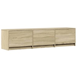 Meuble TV avec LED Sonoma 165 x 34 x 40 cm Bois d'ingénierie 623672623672