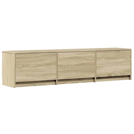 Meuble TV avec LED Sonoma 165 x 34 x 40 cm Bois d'ingénierie 623672623672