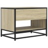 Meuble TV chêne sonoma 61x40x46 cm bois d'ingénierie et métal 623673623673