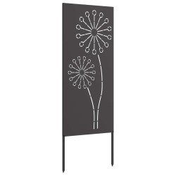 Écran de confidentialité de jardin Fretwork Noir 50 x 140 cm 623674623674