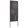 Écran de confidentialité de jardin Fretwork Noir 50 x 140 cm 623674623674