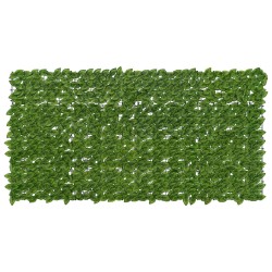 Écran de balcon avec feuilles Vert et jaune 200 x 100 cm 623676623676