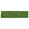 Écran de balcon avec feuilles Vert et jaune 300 x 75 cm 623677623677