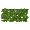 Écran de balcon avec feuilles Vert et jaune 300 x 75 cm 623677623677