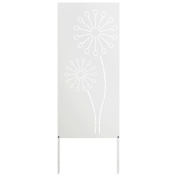 Écran de confidentialité de jardin Fretwork Blanc 50 x 140 cm 623679623679