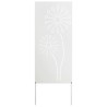 Écran de confidentialité de jardin Fretwork Blanc 50 x 140 cm 623679623679