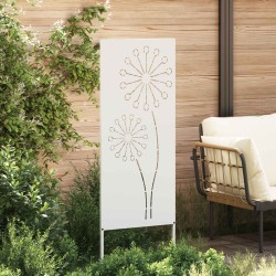 Écran de confidentialité de jardin Fretwork Blanc 50 x 140 cm 623679623679