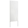 Écran de confidentialité de jardin Fretwork Blanc 50 x 140 cm 623679623679