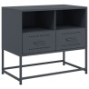 Meuble TV anthracite 68x39x60,5 cm acier 623680623680