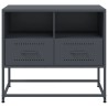 Meuble TV anthracite 68x39x60,5 cm acier 623680623680