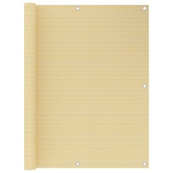 Écran de balcon Beige 120x600 cm PEHD 623681623681