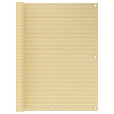 Écran de balcon Beige 120x600 cm PEHD 623681623681