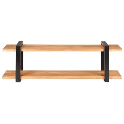Meuble TV 130x40x40 cm Bois d'acacia solide 623685623685
