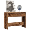 Table console vieux bois 100x35x76,5 cm bois d'ingénierie 623686623686