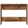 Table console vieux bois 100x35x76,5 cm bois d'ingénierie 623686623686