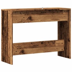 Table console vieux bois 100x35x76,5 cm bois d'ingénierie 623686623686
