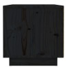 Table de chevet Noir 40x34x35 cm Bois de pin solide 623687623687