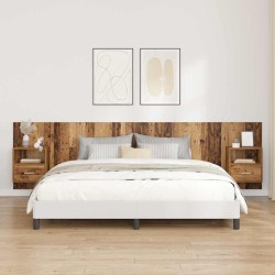 Tête de lit avec armoire 3 pcs Bois Ancien Bois d'ingénierie 623688623688