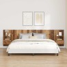 Tête de lit avec armoire 3 pcs Bois Ancien Bois d'ingénierie 623688623688