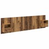 Tête de lit avec armoire 3 pcs Bois Ancien Bois d'ingénierie 623688623688