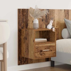 Tête de lit avec armoire 3 pcs Bois Ancien Bois d'ingénierie 623688623688