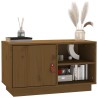 Meuble TV Marron miel 70x34x40 cm Bois de pin massif 623689623689