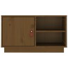 Meuble TV Marron miel 70x34x40 cm Bois de pin massif 623689623689