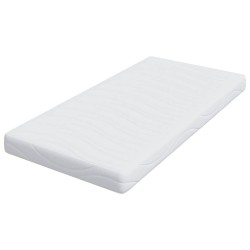 Matelas Blanc 100 x 200 cm Tissu jacquard 623695623695