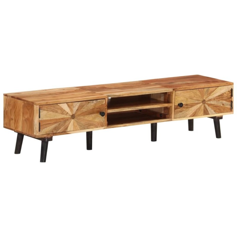 Meuble TV 145x35x35 cm Bois d'acacia massif 623703623703