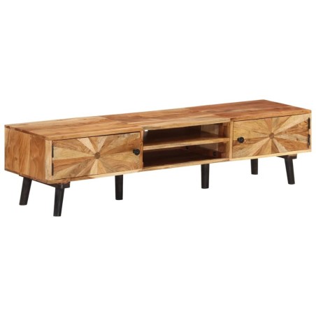 Meuble TV 145x35x35 cm Bois d'acacia massif 623703623703