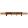 Meuble TV 145x35x35 cm Bois d'acacia massif 623703623703