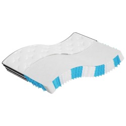 Matelas à ressorts ensachés moyen 140x190 cm 623707623707
