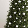 Ensemble de boules de Noël 111 pièces argenté polystyrène 623710623710