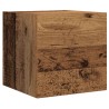 Ensemble de meuble TV mural 7 pcs vieux bois bois d'ingénierie 623711623711