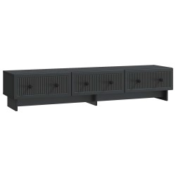 Meuble TV avec tiroir Noir 147 x 34,5 x 30 cm Bois d'ingénierie 623724623724