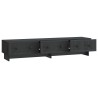 Meuble TV avec tiroir Noir 147 x 34,5 x 30 cm Bois d'ingénierie 623724623724